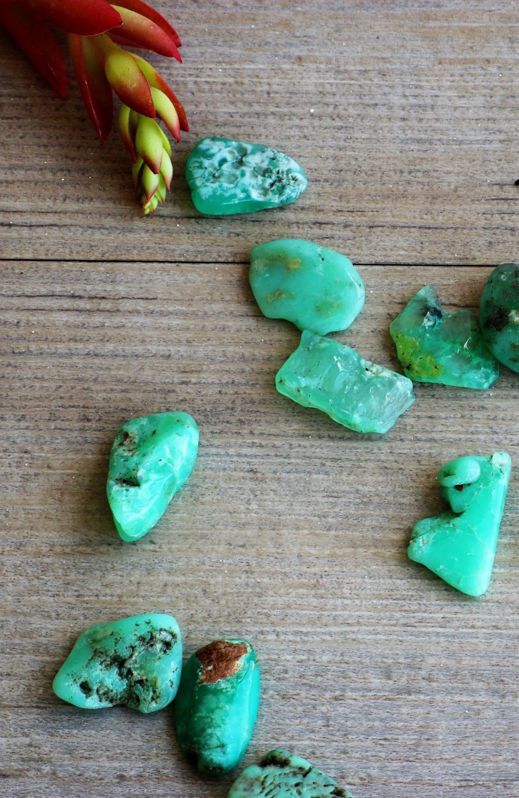 Chrysoprase (Green) Tumbled Stone
